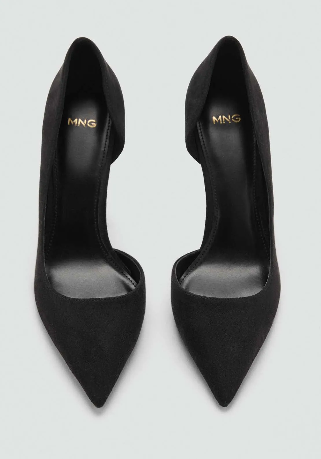 Asymmetrical heeled shoes - Black