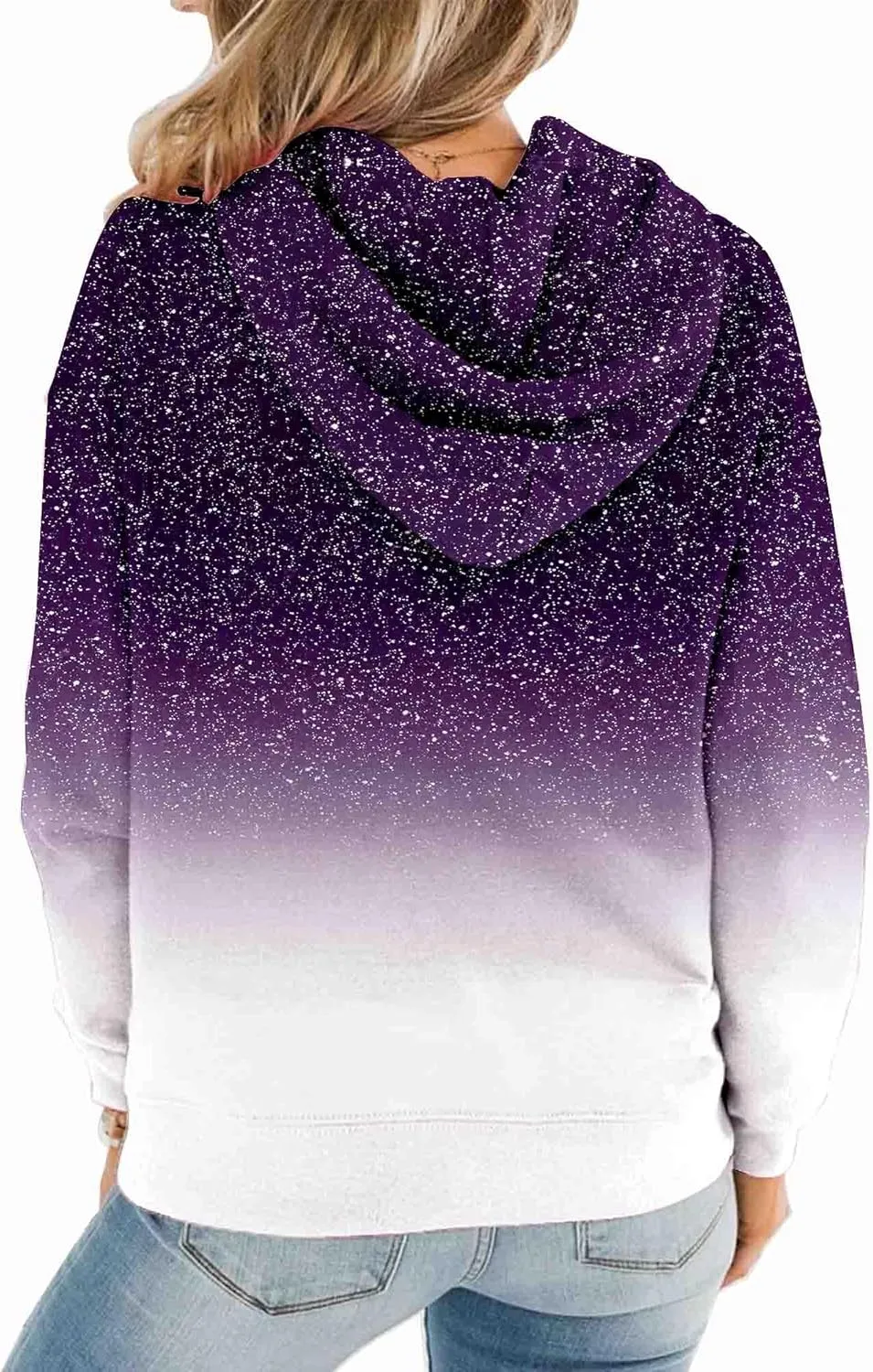 BeadChica Womens Casual Hoodies Crew Neck Long Sleeve Sweatshirts With Pocket Lightweight Pullover Tops