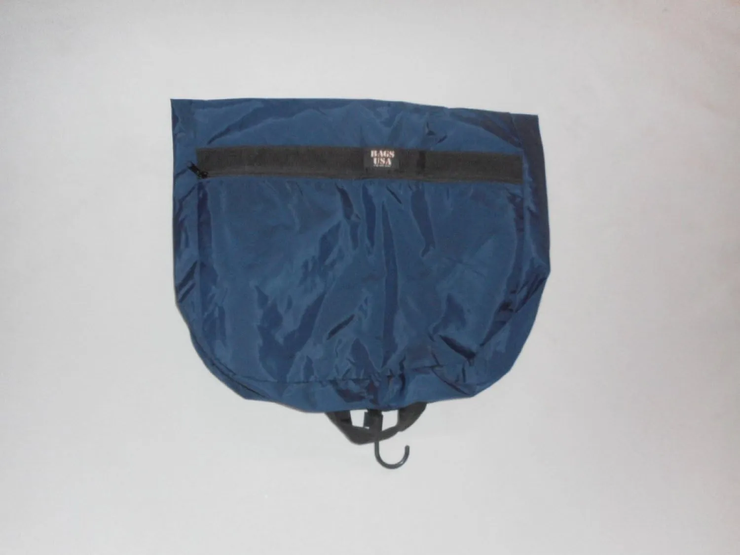 Carry On Travel Garment Bag Or Suit Bag, 36" Durable Nylon Made in USA Made in USA. (Navy)