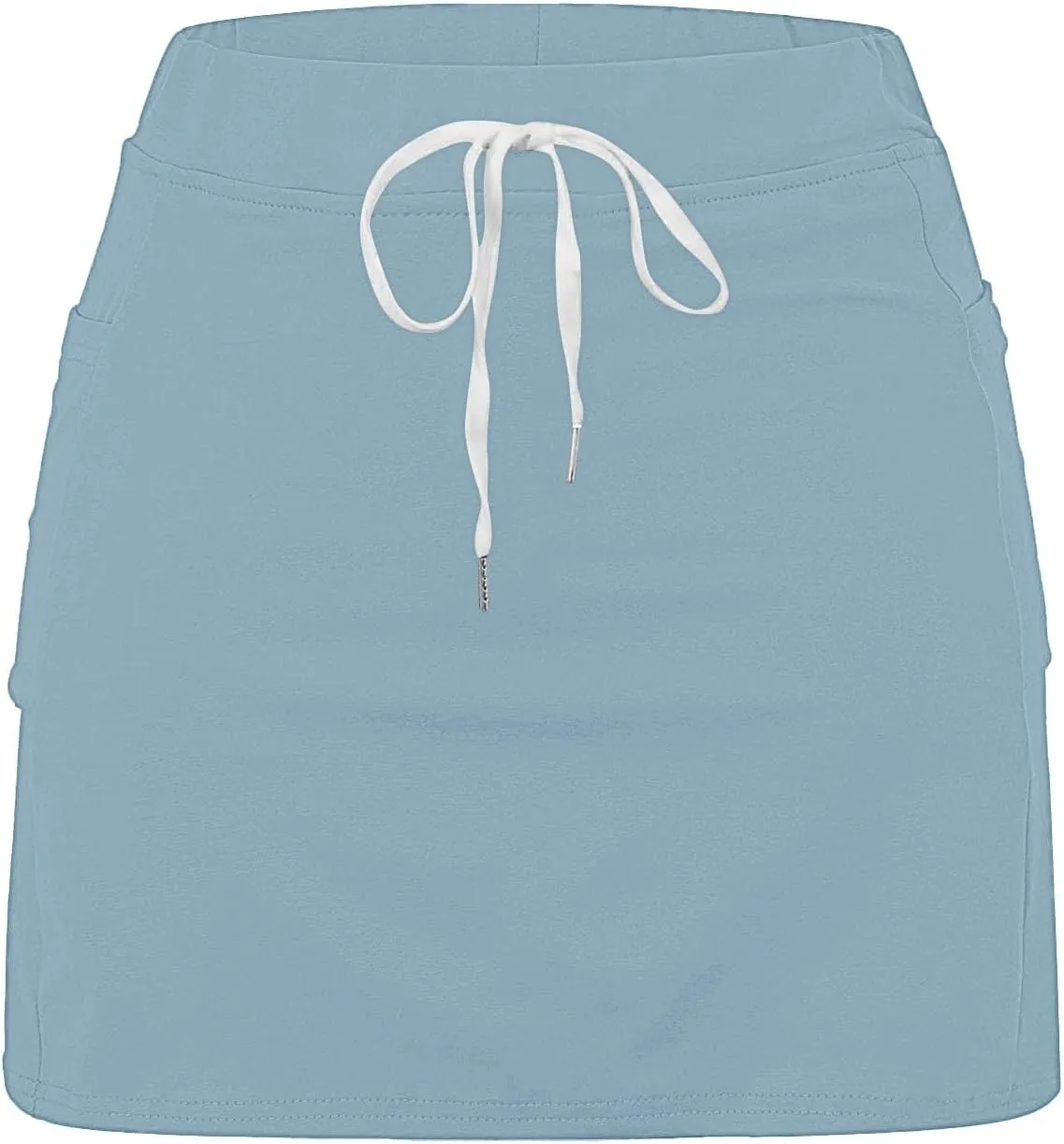 DDAPJ pyju Tennis Skirts for Women Summer Drawstring High Waisted Golf Skorts Running Athletic Skorts for Pickleball Casual