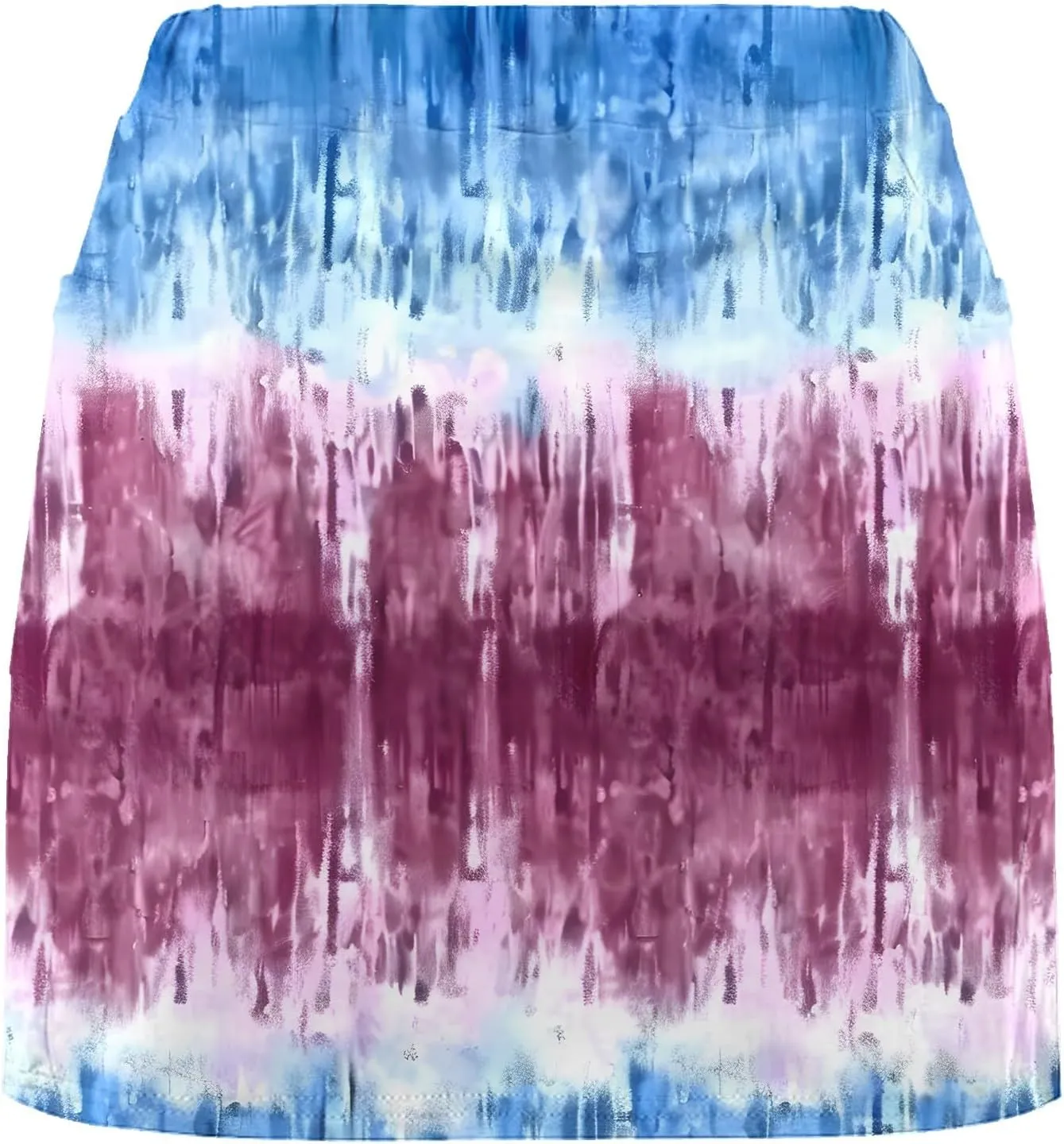 DDAPJ pyju Women Tennis Skirts High Waisted Active Performance Golf Skort Trendy Printed Skirt with Shorts Workout Outfits