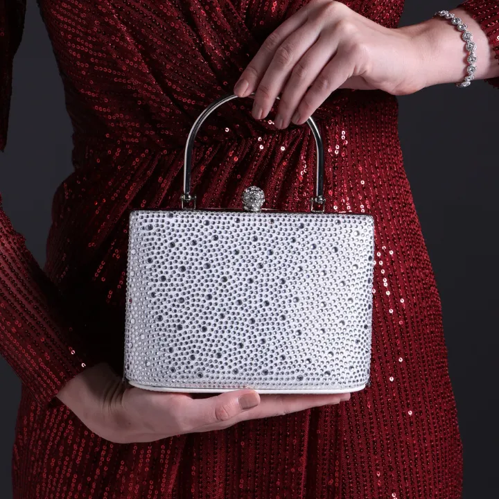 Diamante Crystal Detail Handbag AD 131