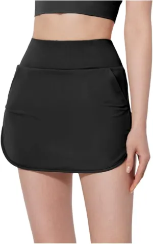 FZVYD Pleated Tennis Skorts Skirts for Women with Pockets High Waisted Golf Skirt Workout Athletic Casual Comfy Mini Skirts