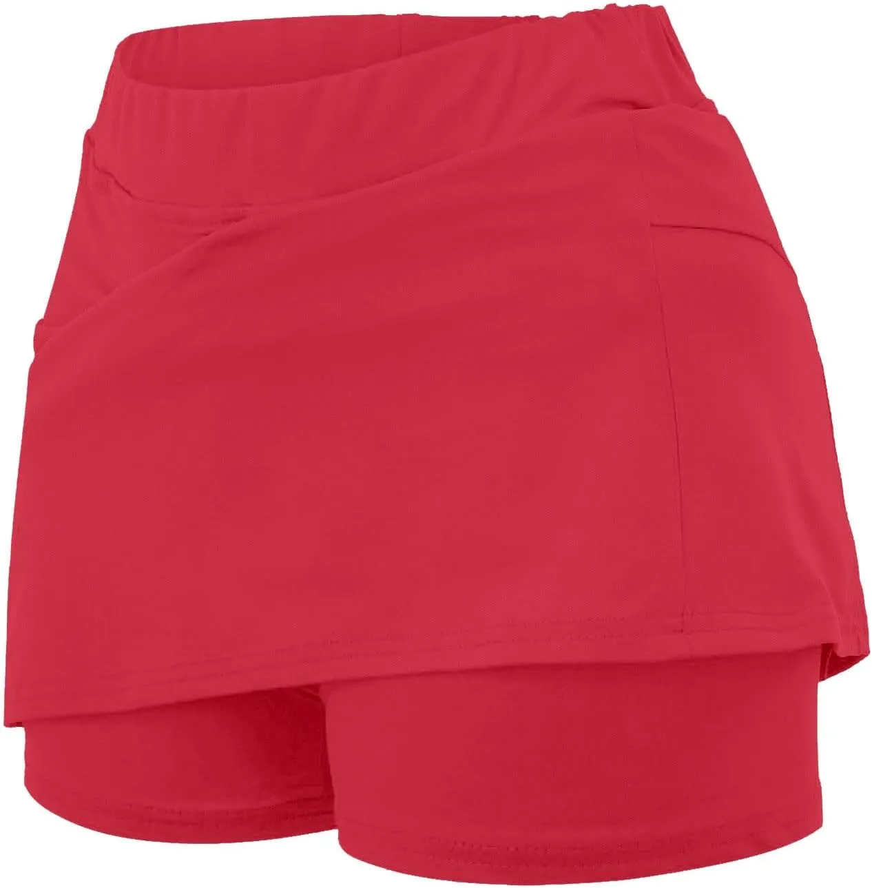 Golf Skirts for Women 18 inch Short Black Short Skirt for Women with Slit Volleyball Spandex Shorts Women high Waisted