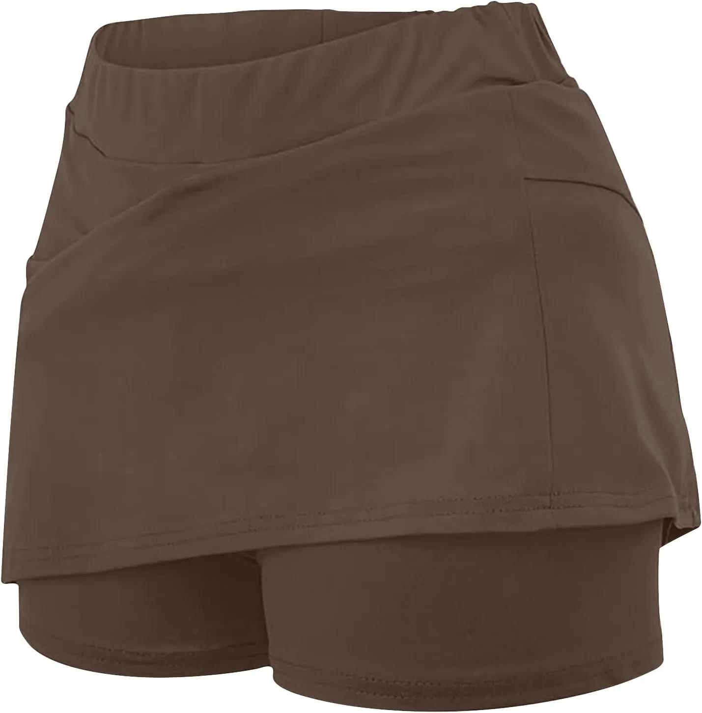 hlysgo Women's Plus Size Skort High Waisted Dressy Casual Workout Hiking Skirts Summer Athletic Tennis Shorts for Teen Girls