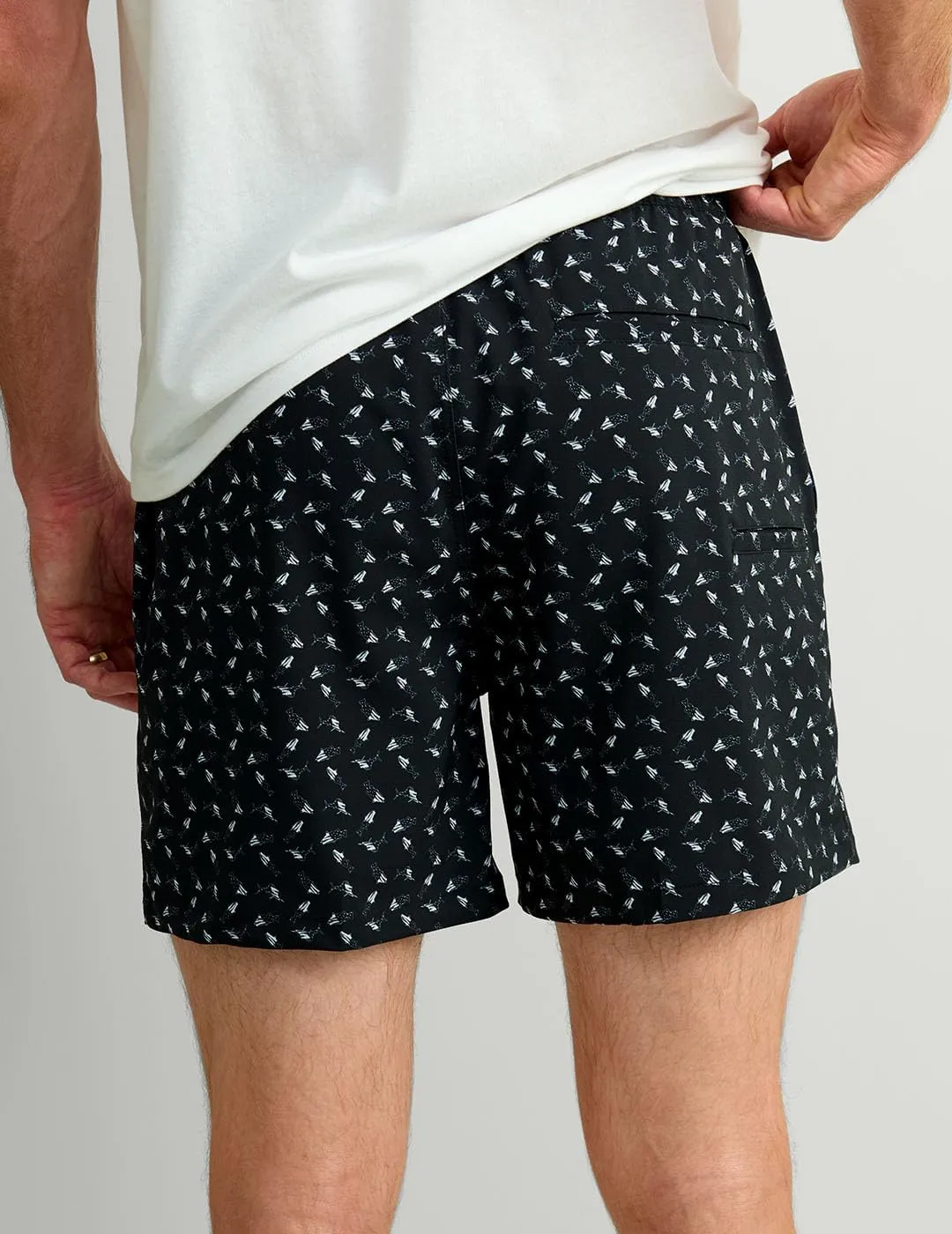 HUK Men's Pursuit Volley Pattern, Quick-Dry Shorts