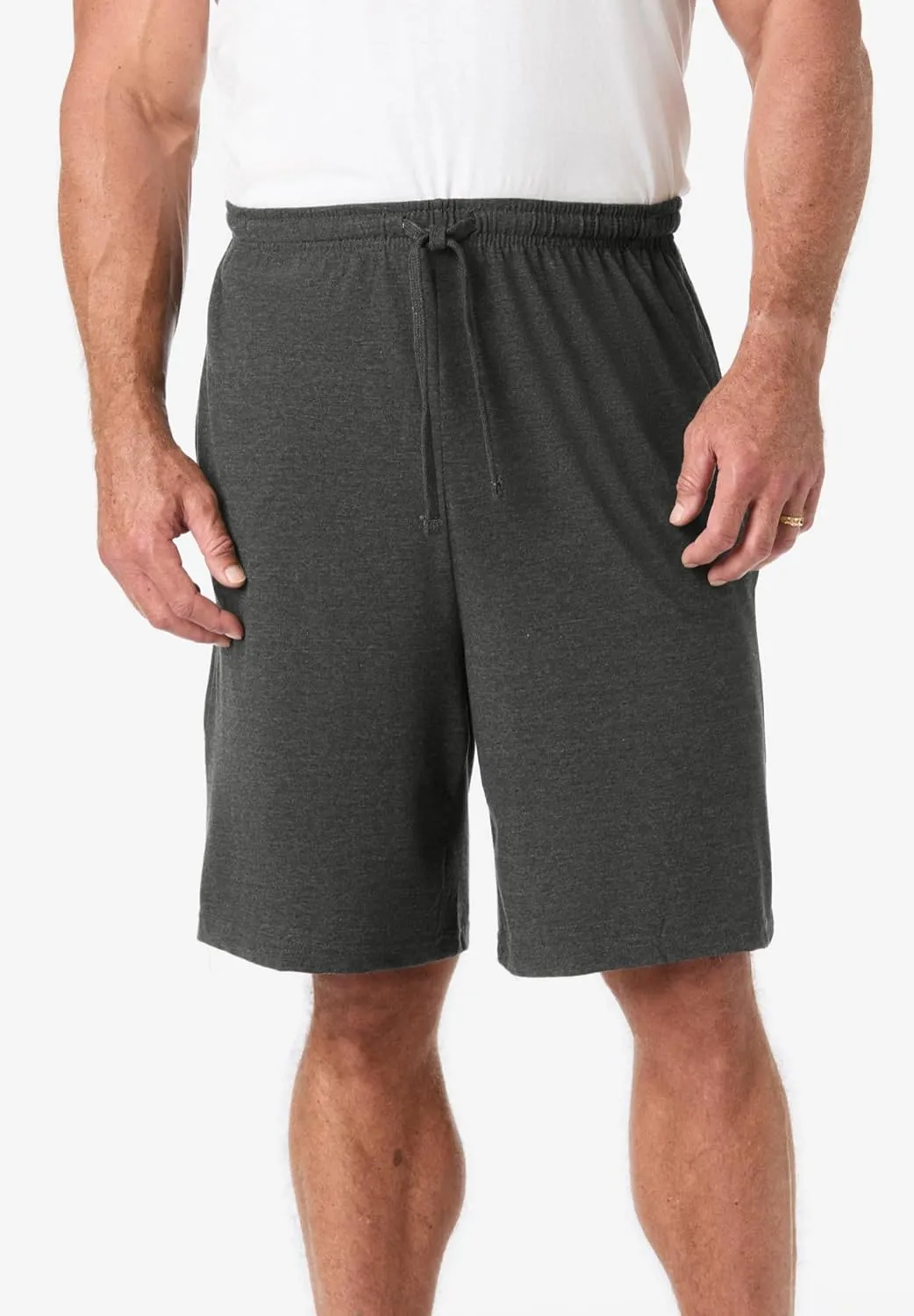 KingSize Men's Big & Tall Lightweight Jersey Pajama Shorts