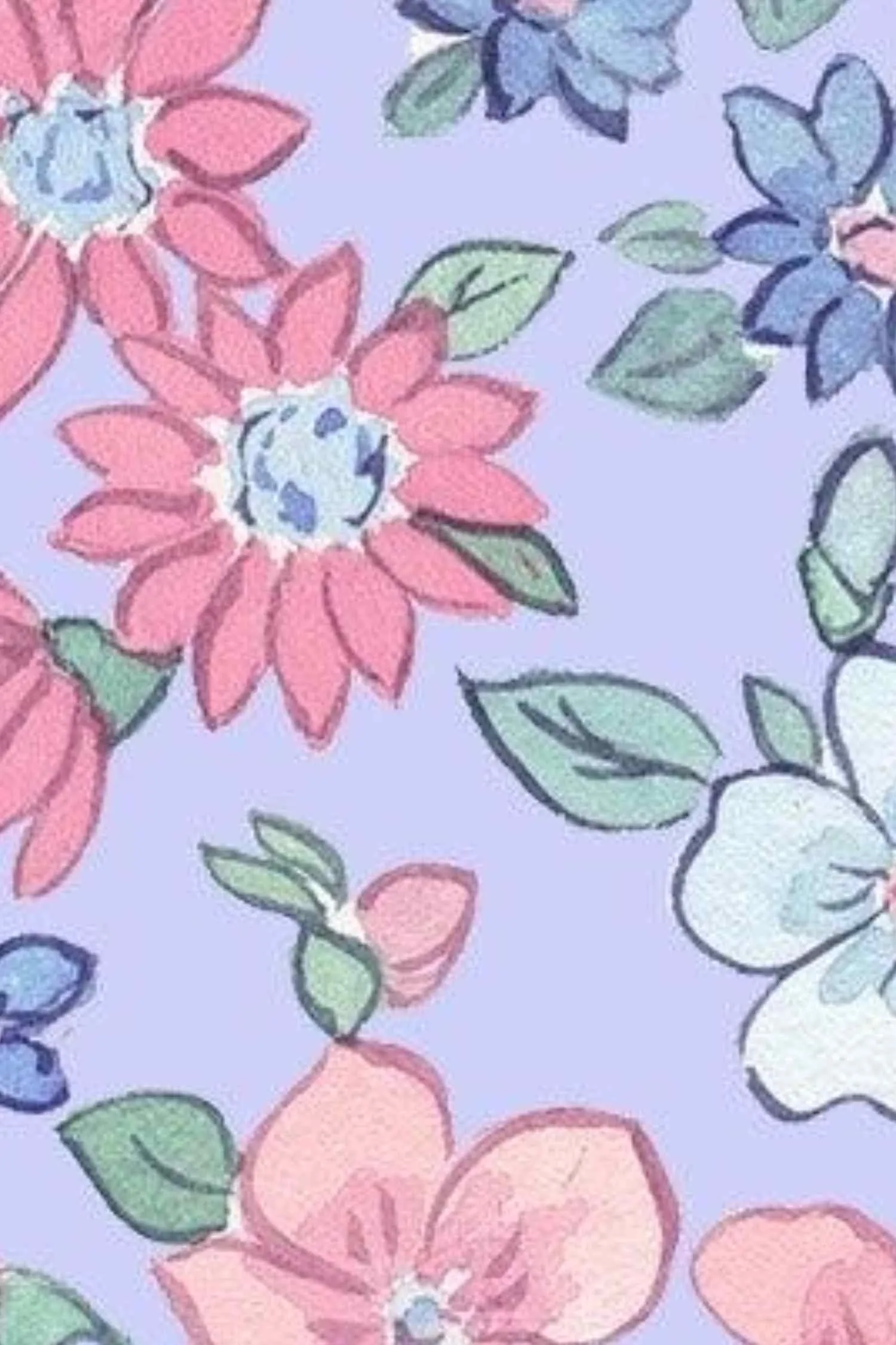 LoveShackFancy x Superga Sneaker In Lavender Blooms