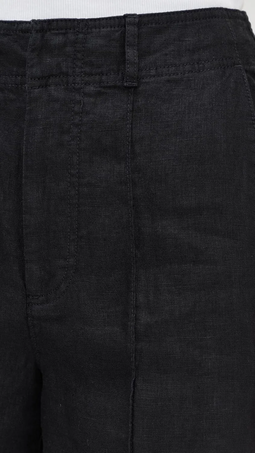 Madewell Women's Pintucked Shorts in 100% Linen