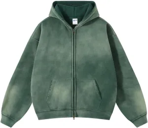 Men Oversized Hoodies Vintage Cotton Casual Hooded Sweatshirt with Pocket Teens Pullover Unisex