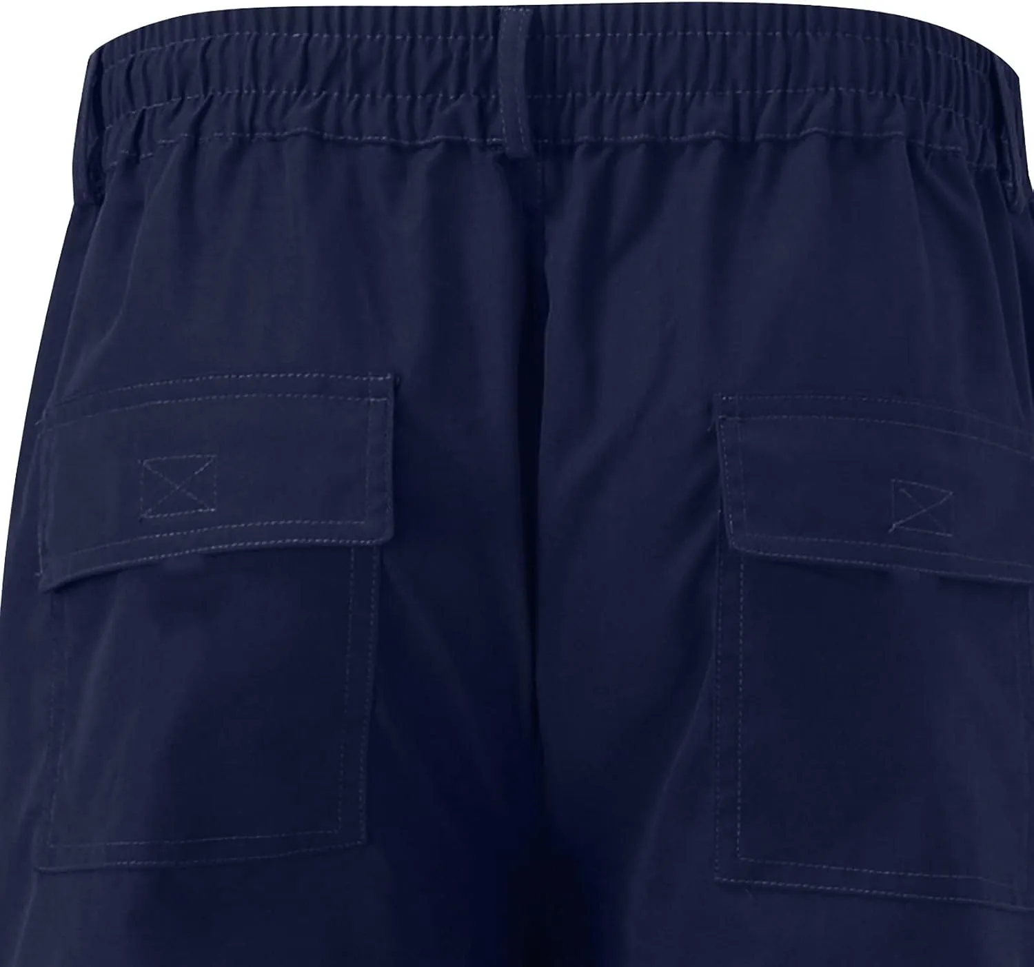 Men's Pant Casual Plus Size Joggers Gym Sweatpant Pockets Elasticated Stretch Waist Cargo Combat Work Pant