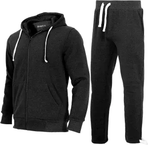 Men's Tracksuits Sweatsuits 2 Piece Casual Sweat Jogging Suit Set Athletic Full Zip Hoodies and Sweatpant Outfits