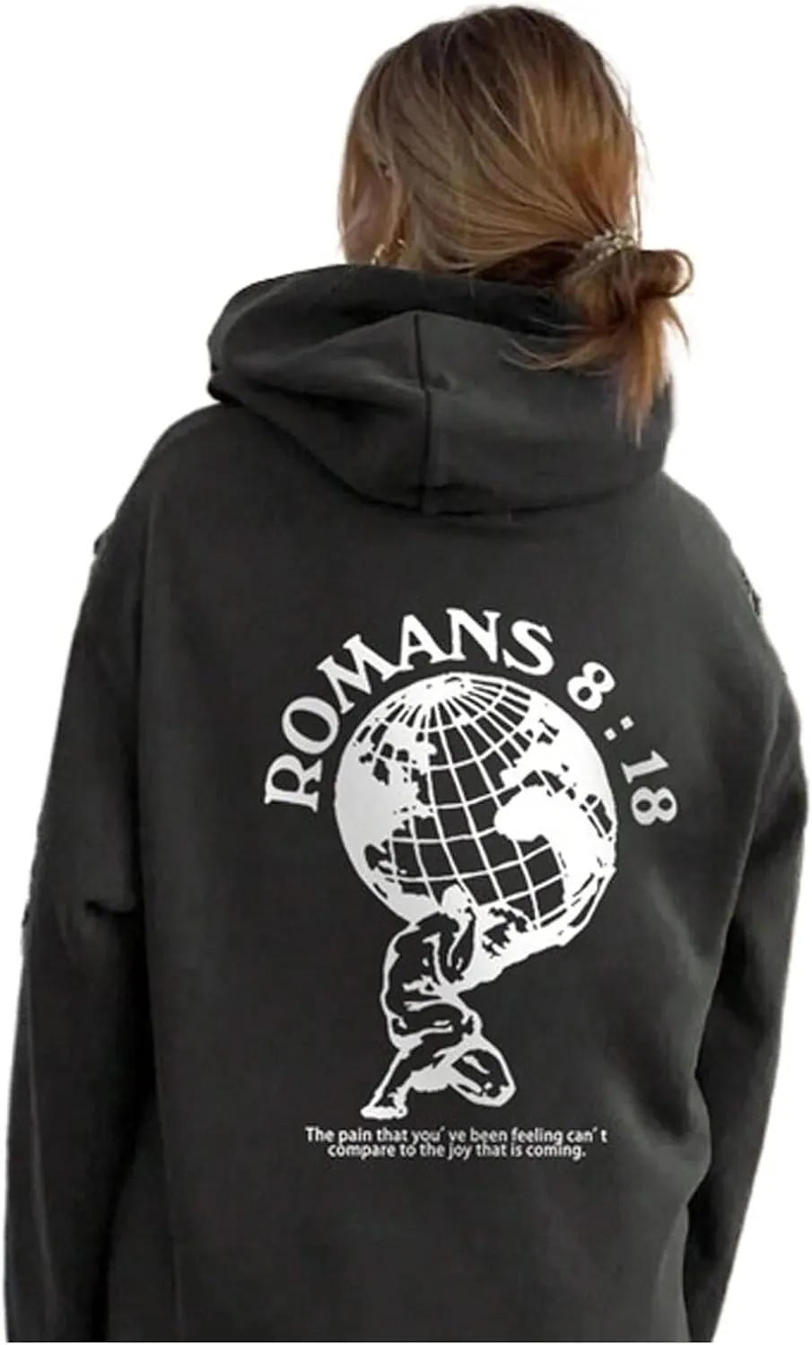 MOLERFO Y2k Hoodies Cute Preppy Pullover Sweater Hooded Women Graphic Hoodies Oversized Graphic Sweatshirts