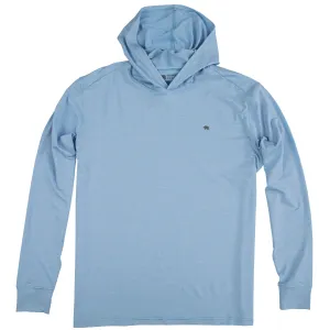 Onward Reserve Performance Hoodie- Heather Sky Blue