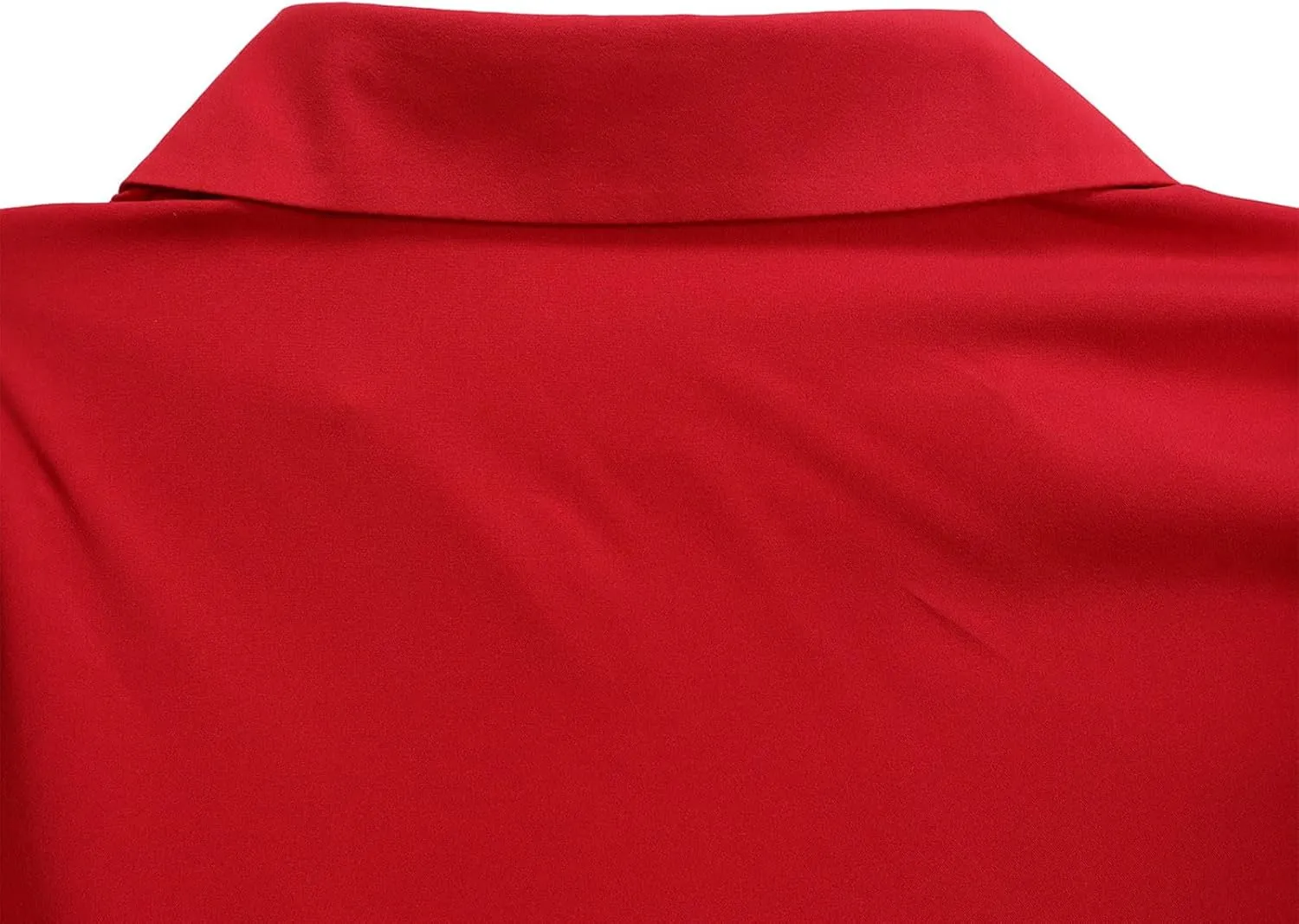 Plus Size High Waist with Belt Pleated Dress 3/4 Sleeve V-Neck Solid Ruffle Midi Dresses Casual Fashion Work Dress