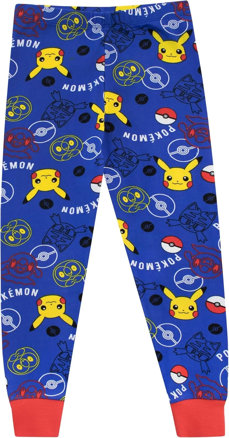 Pokemon Pajamas for Boys | Soft Cotton Pikachu Pajama | Officially licensed Kids Pokmon PJs