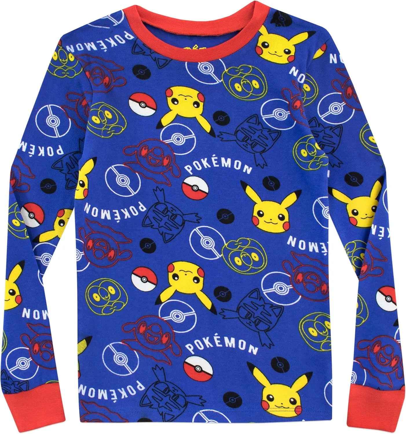 Pokemon Pajamas for Boys | Soft Cotton Pikachu Pajama | Officially licensed Kids Pokmon PJs
