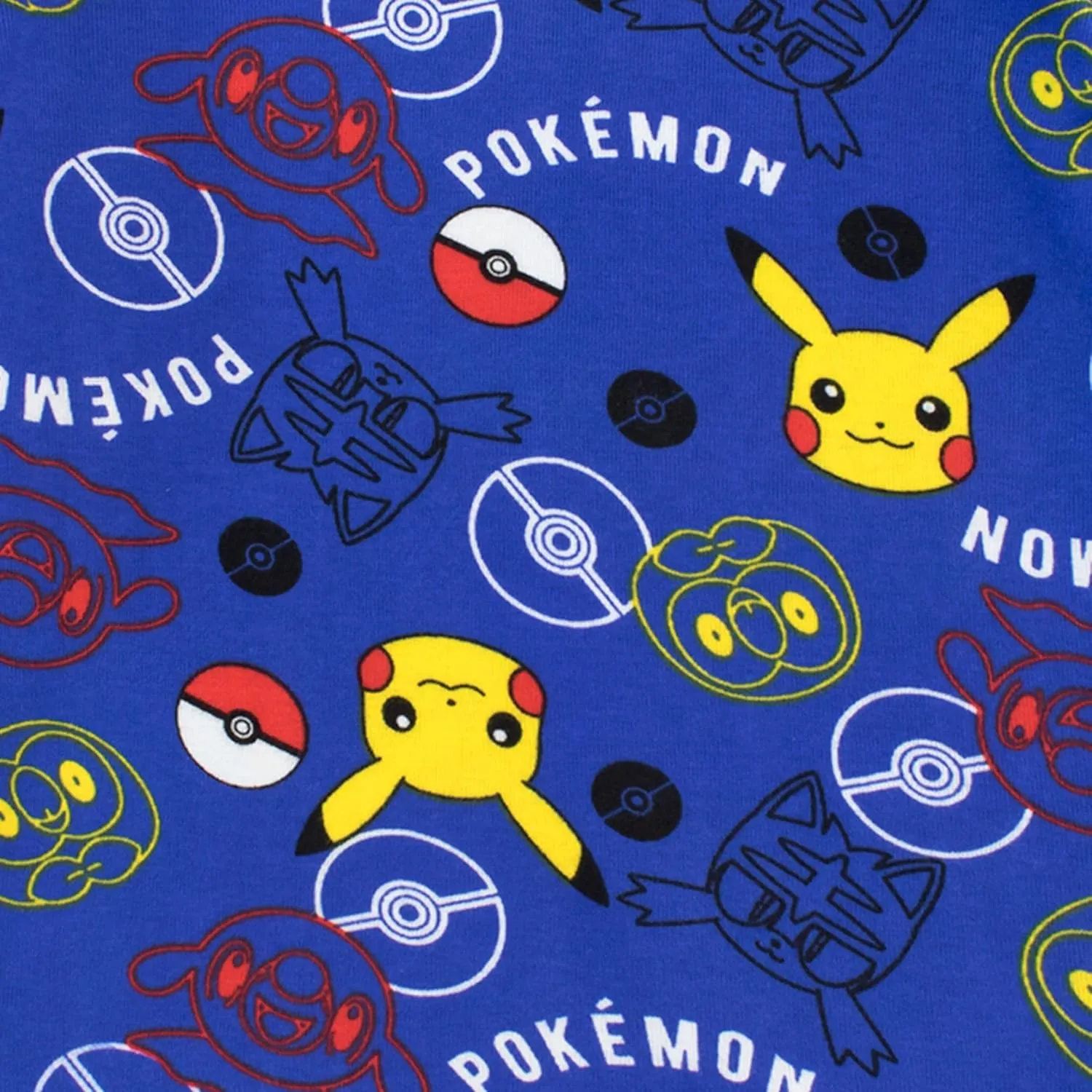 Pokemon Pajamas for Boys | Soft Cotton Pikachu Pajama | Officially licensed Kids Pokmon PJs