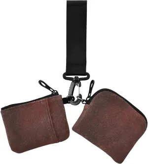 Red Gold Luxury Marble Texture Women's Wallets Card Cases Cute Fashion Business Card Holder with Wristlet Strap for Women 2 Pcs