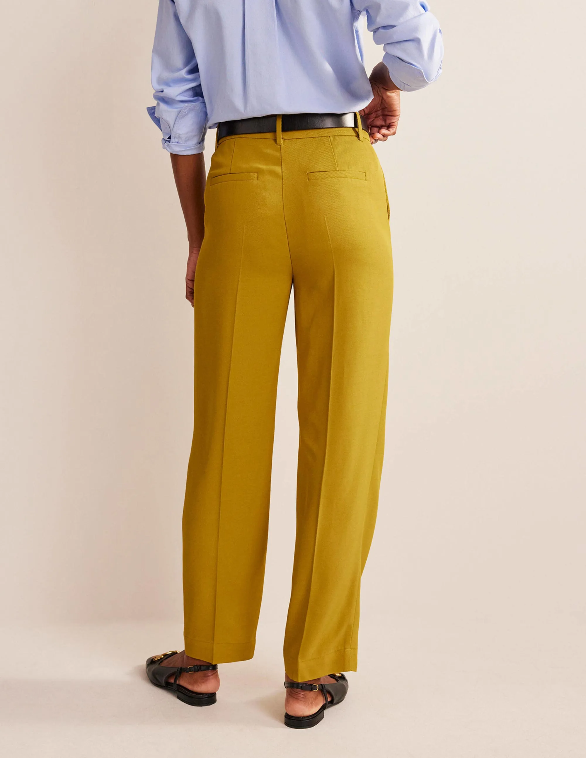 Tailored Tapered Trousers-Citronelle