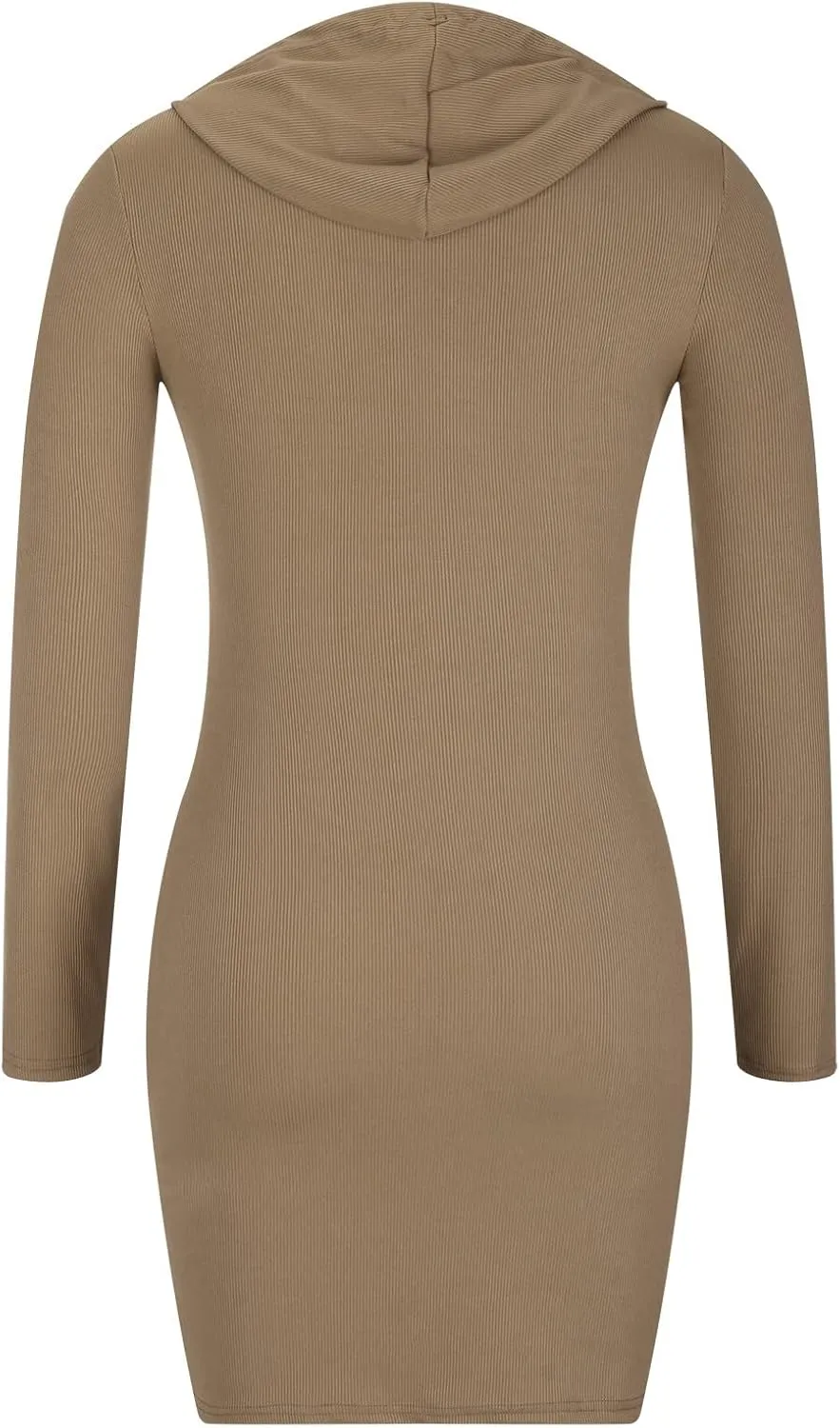 tuduoms Women's Sexy Bodycon Hoodie Dress Fashion Cute Pullover Hoody Dress Party Casual Stretch Fitted Above Knee Dress
