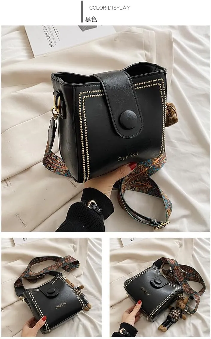vintage bucket bagVintage Bag With Adjustable Wider Shoulder Strap, Vintage Water Bucket BagCrossbody Bagsfor Women