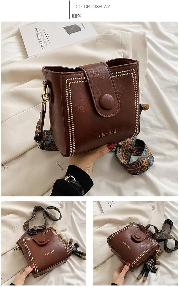 vintage bucket bagVintage Bag With Adjustable Wider Shoulder Strap, Vintage Water Bucket BagCrossbody Bagsfor Women