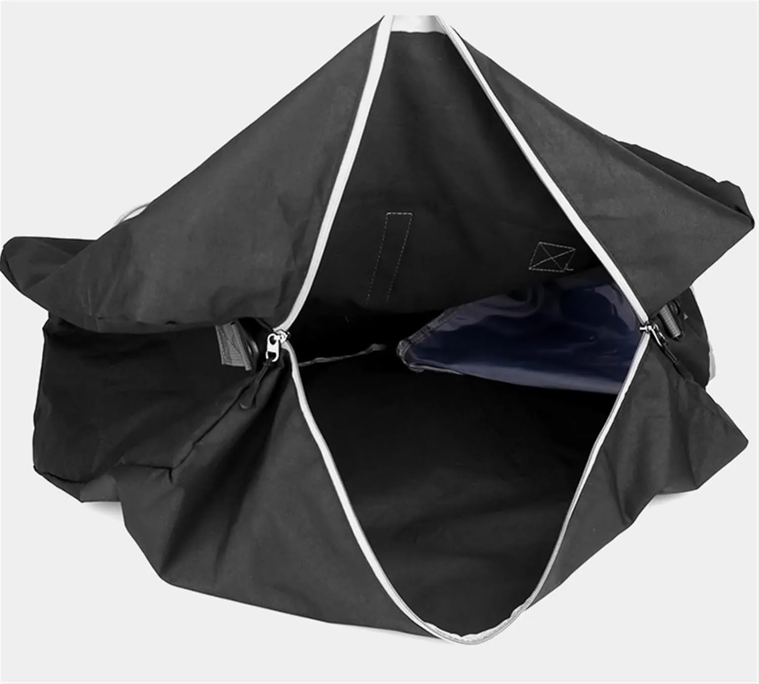Weekender Travel Bag 24inch Garment Bag with Shoe Compartment, 2 in 1 Hanging Suitcase Suit Weekender Bags Sport Gym Bag(Black)