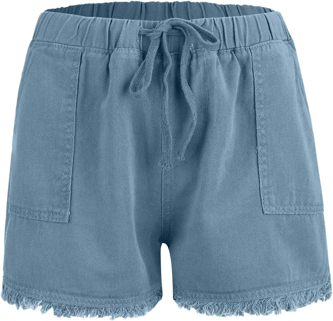 Women's Denim Shorts Stretchy High Waisted Comfy Ripped Short Jean Pants Solid Color Fashion Summer Slim Fit Hot Short