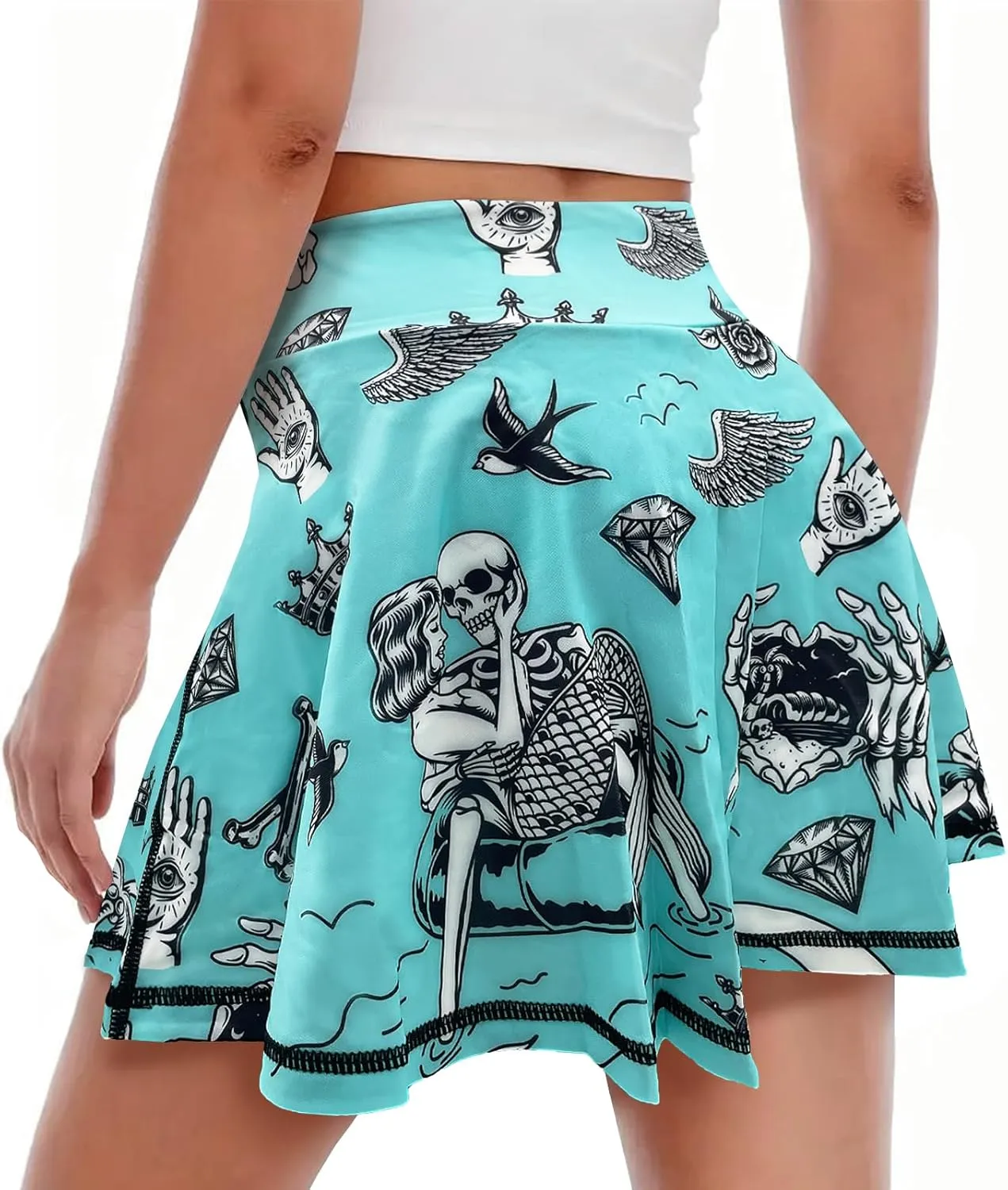 Womens Tennis Skirts Skorts High Waisted Golf Pleated Skirt for Athletic Running Pickleball Workout