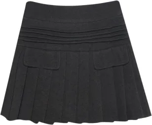 Woolen Pleated Skirt Female Autumn and Winter High Waist A Word Small Fragrance Wind Skirt Slip Umbrella Skirt