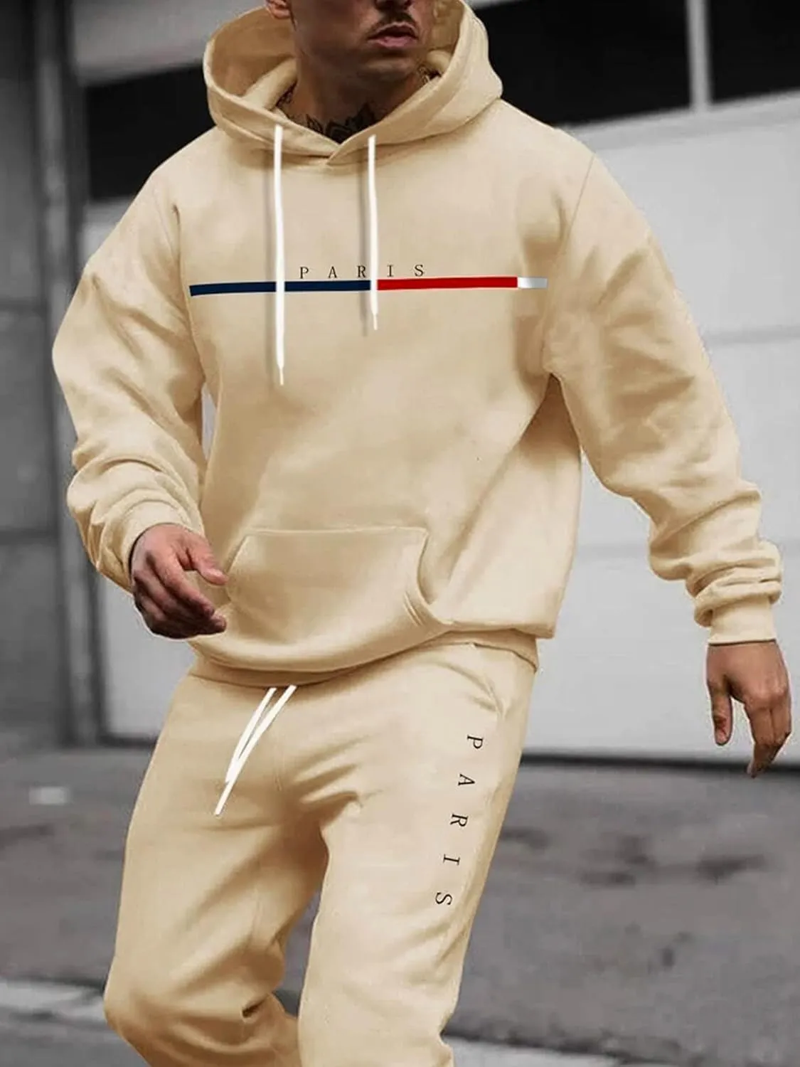 ZAFUL Men's Hooded Sweatshirt Graphic Colorblock Two Tone Fleece Lined Pullover Thermal Hoodie