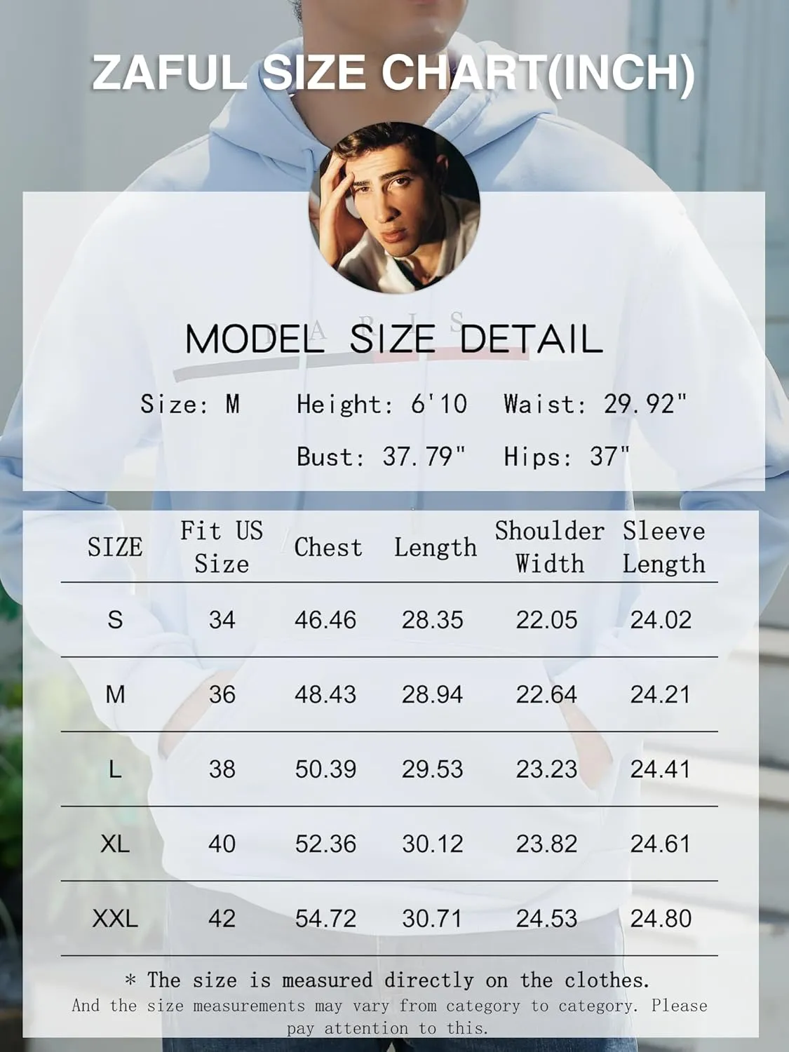 ZAFUL Men's Hooded Sweatshirt Graphic Colorblock Two Tone Fleece Lined Pullover Thermal Hoodie